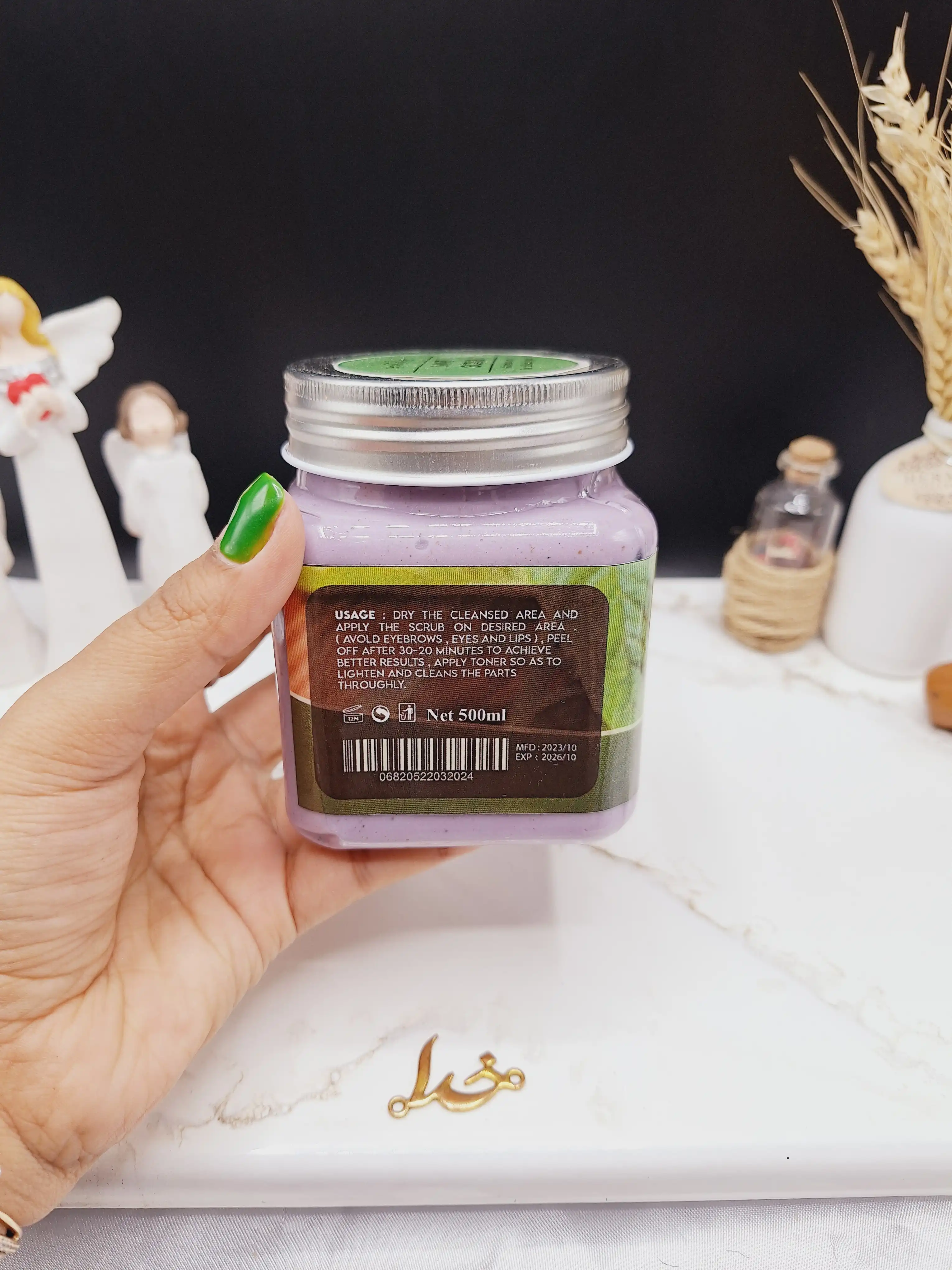اسکراب لایه بردار تیرگی رایحه نعنا MINT برند secret plus حجم 500ml