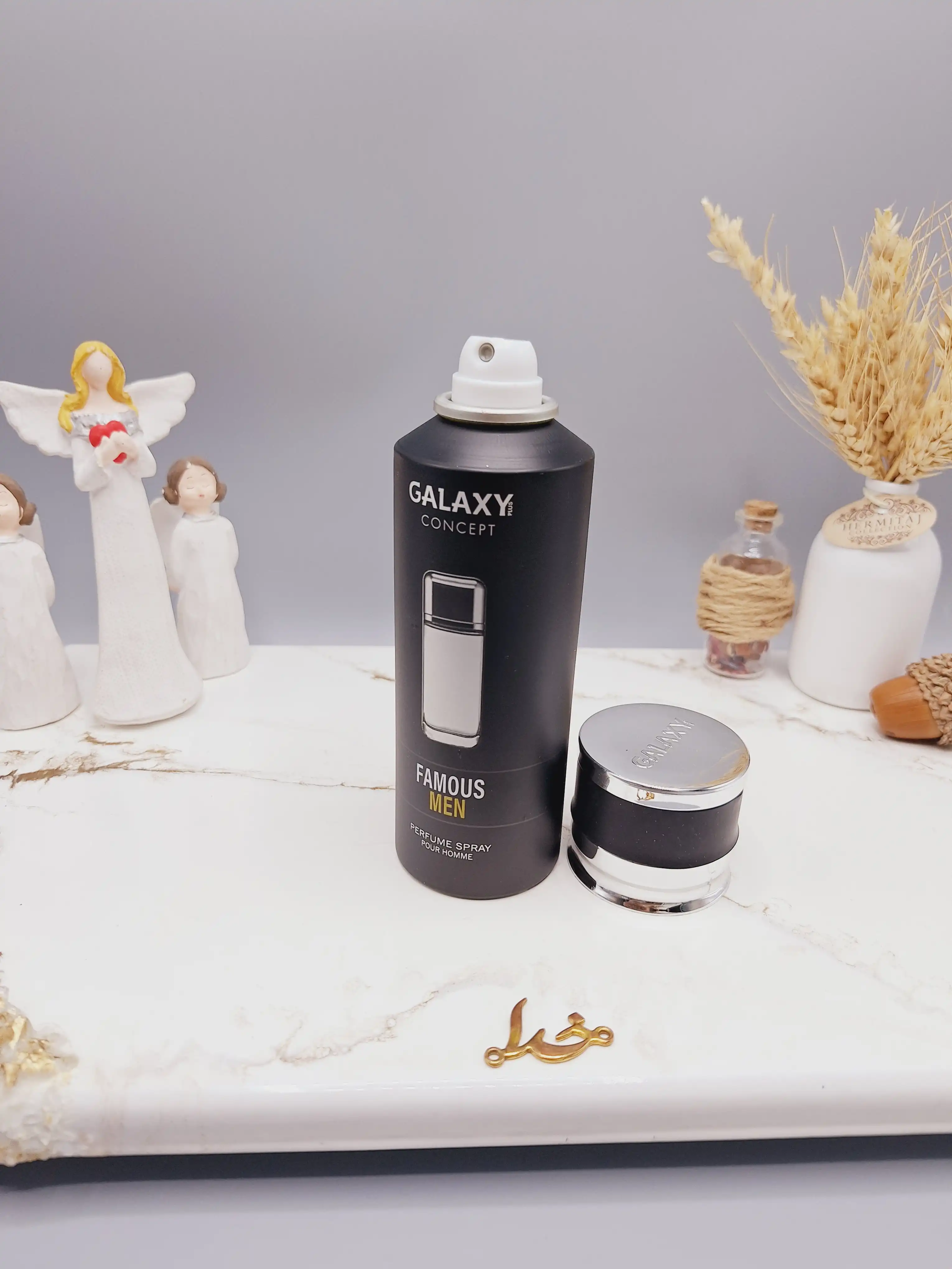 اسپری خوش بو کننده مردانه FAMOUS MEM برند گلکسی GALAXY کد B9611