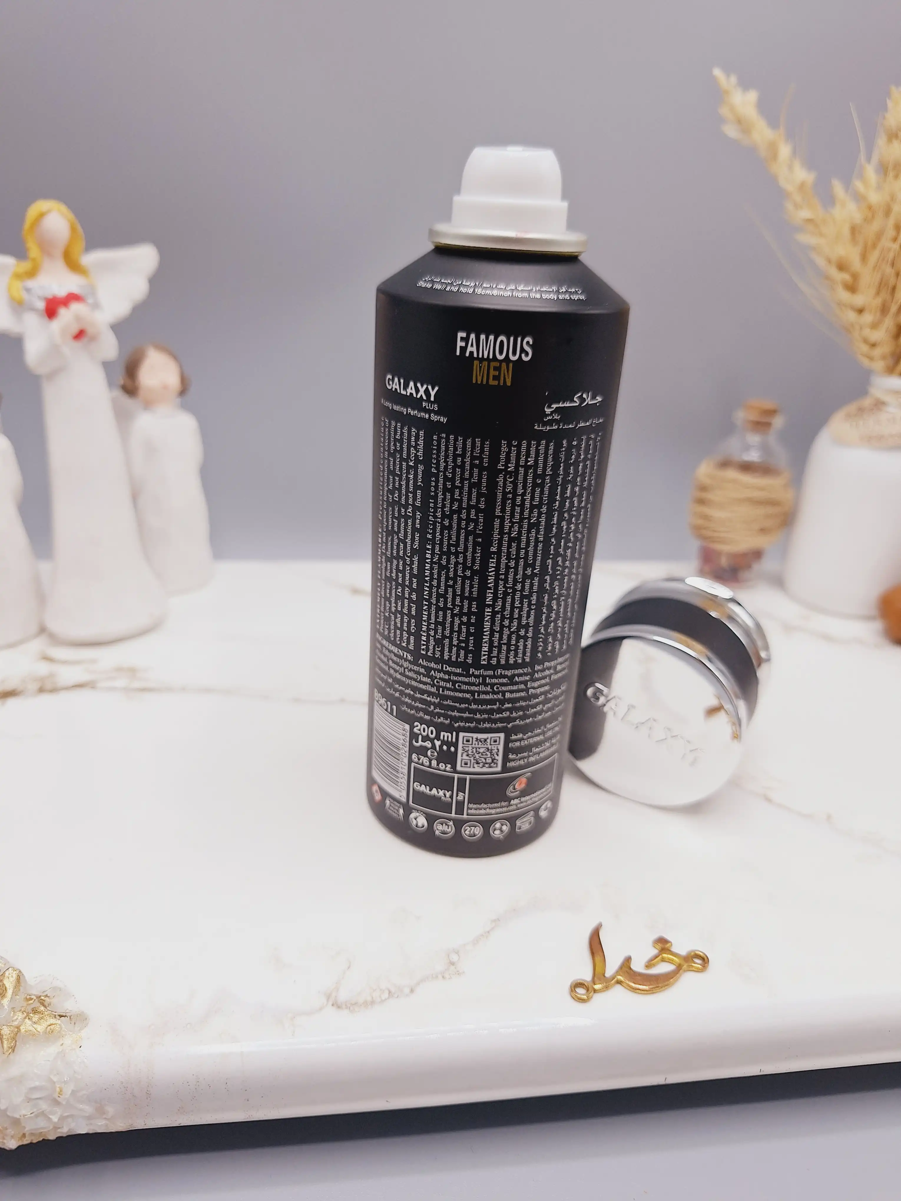 اسپری خوش بو کننده مردانه FAMOUS MEM برند گلکسی GALAXY کد B9611