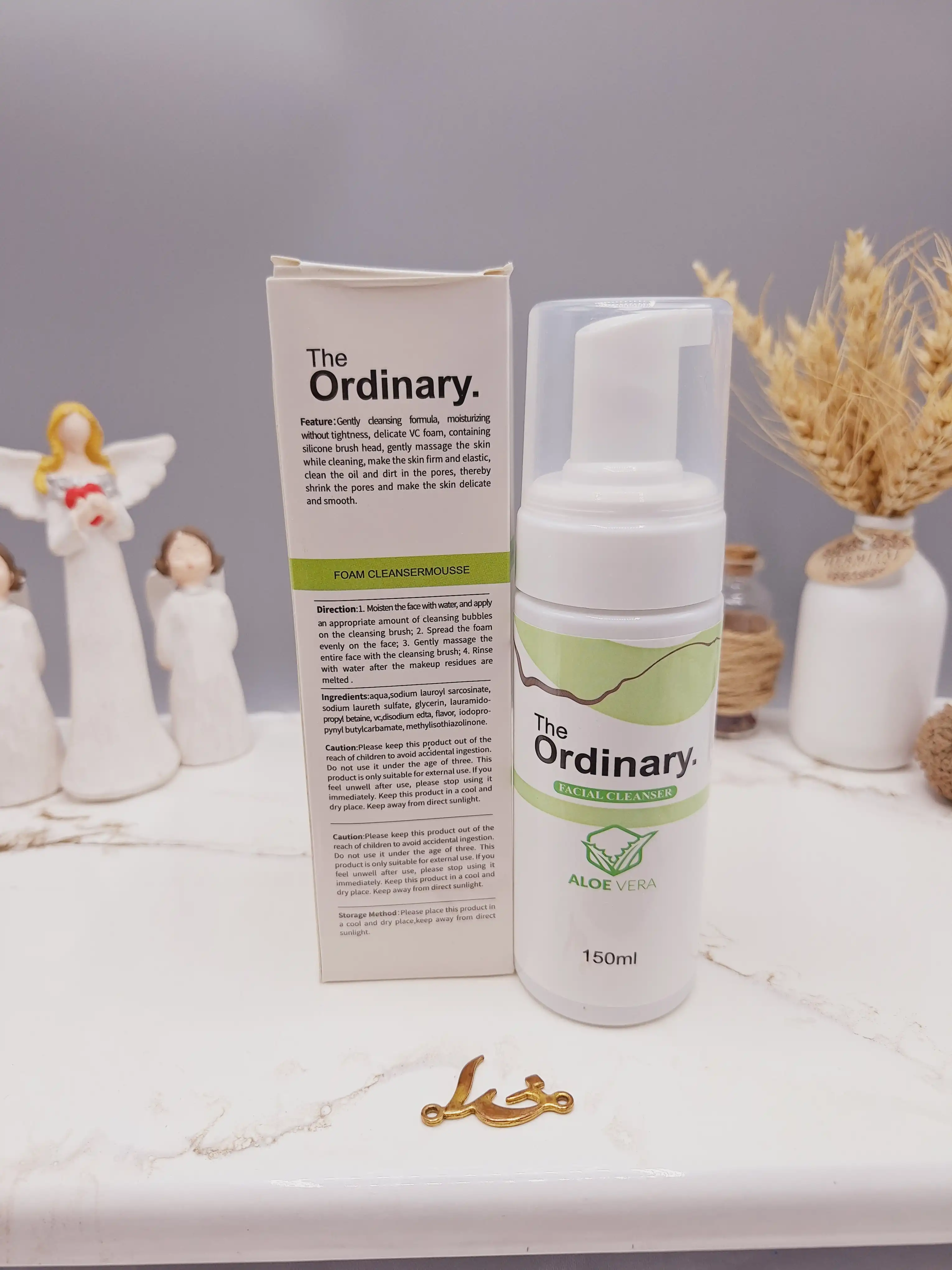 فوم شستشو صورت با عصاره آلوئه ورا برند اوردینری ordinary کد 2201