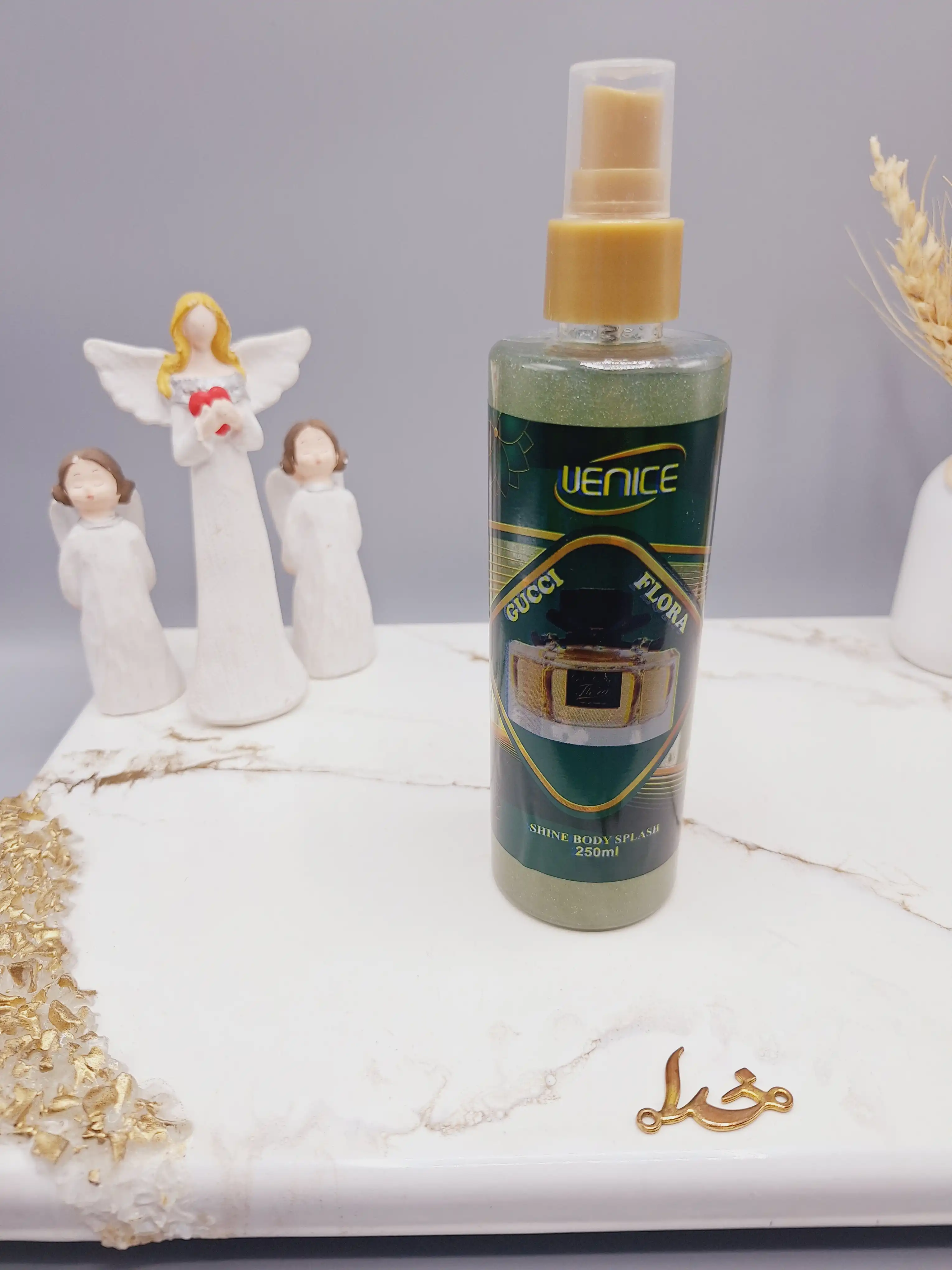 بادی اسپلش شاین دار ادکلنی سایز بزرگ ونیز VENICE رایحه GUCCI FLORA