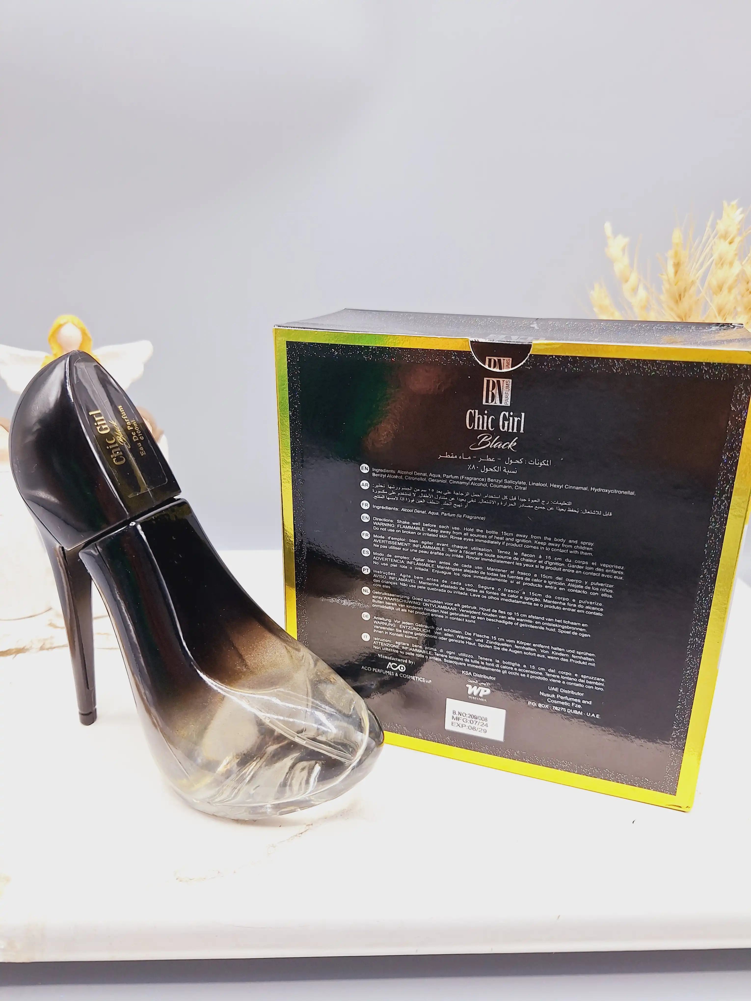 ادکلن چیک گرل مشکی CHIC GIRL حجم 100 میلی لیتر اورجینال اماراتی کد 17300