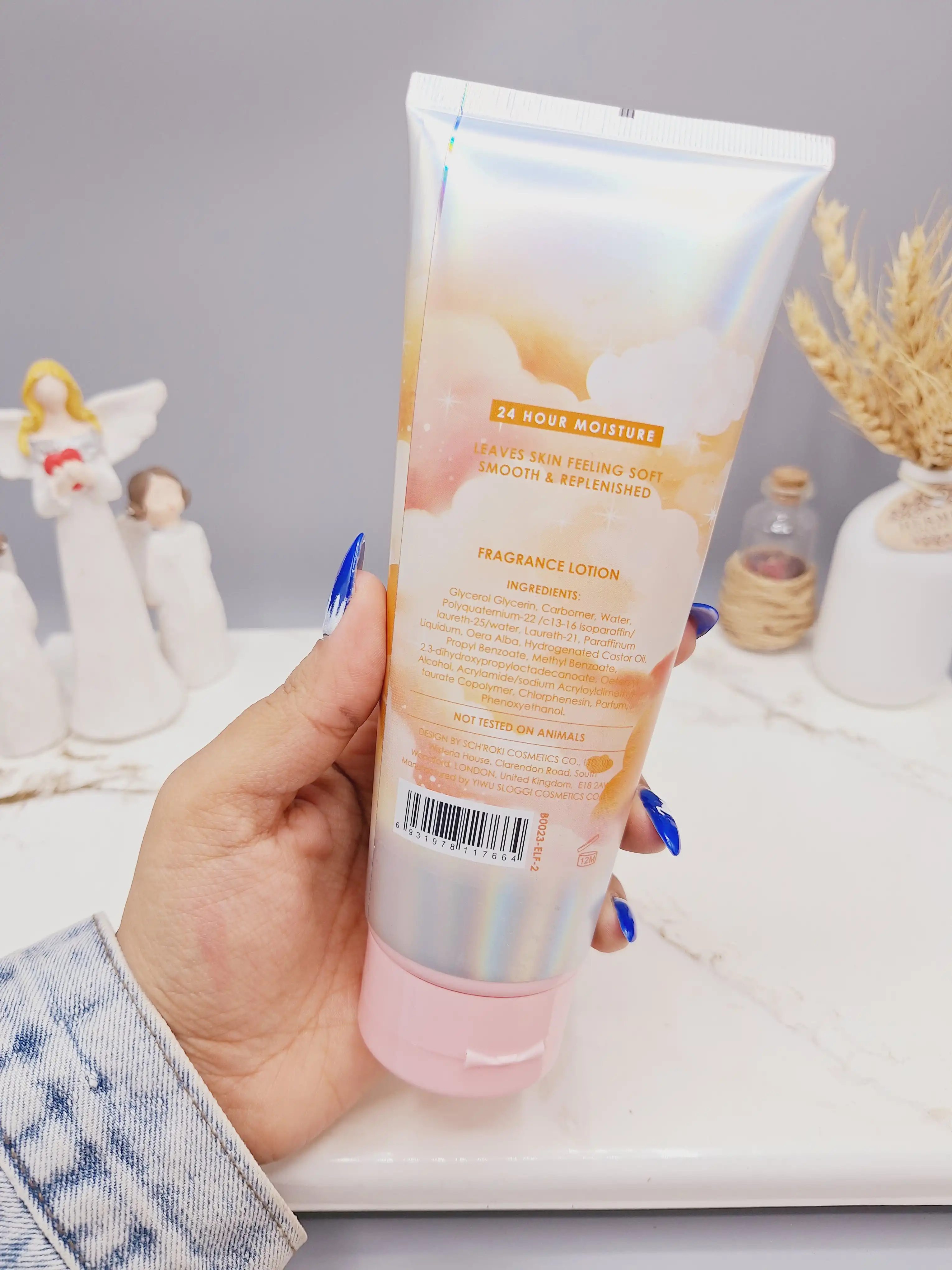 لوسیون عطری فرشته فوق العاده خوشبو و آبرسان برند PINK IN SWEET حجم 236 گرم مدل BienVanilla کد 7664