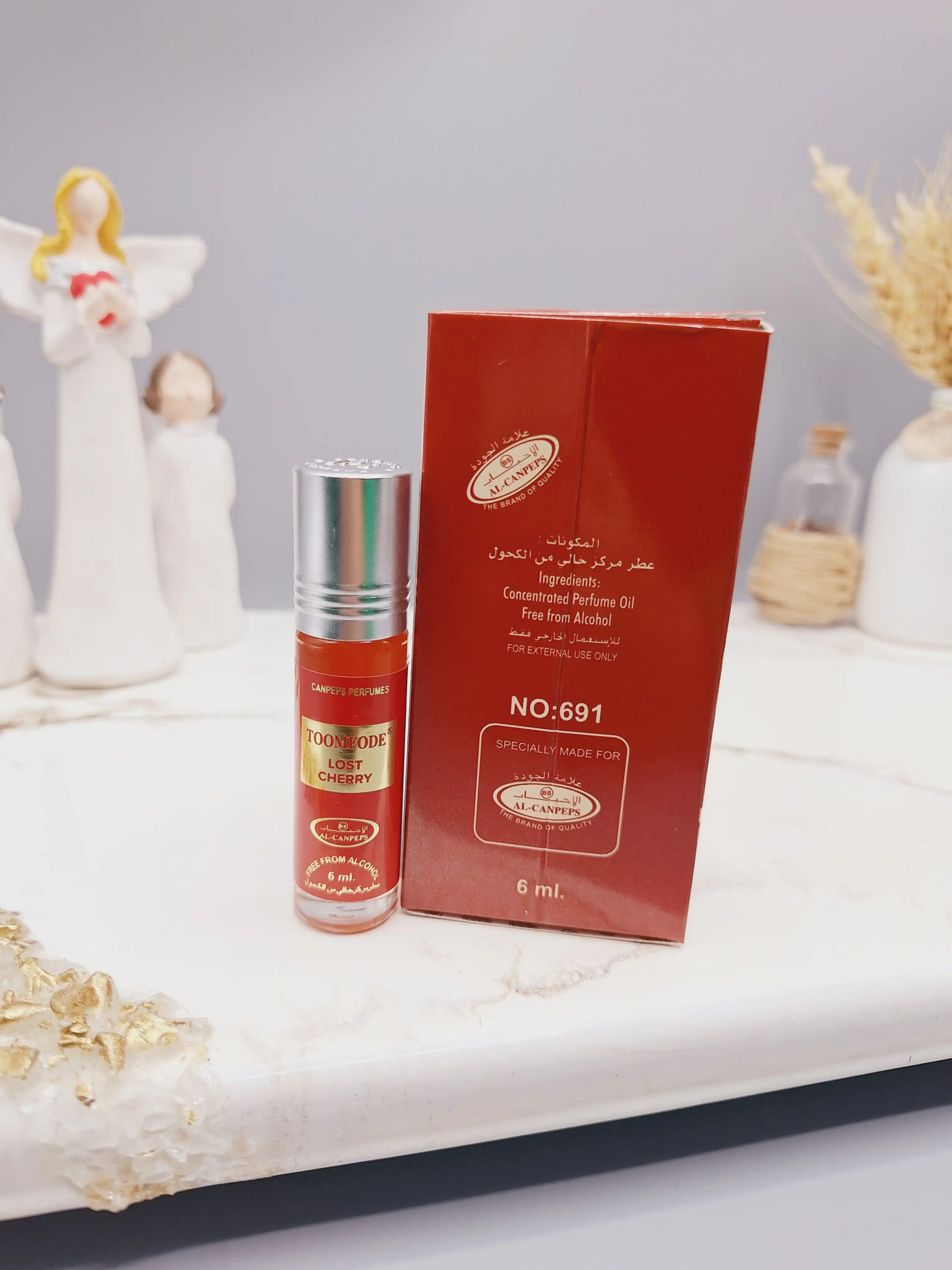 عطر 6 میل بدون الکل مدل TOOM FODE LOST CHERRY زنانه کد 691
