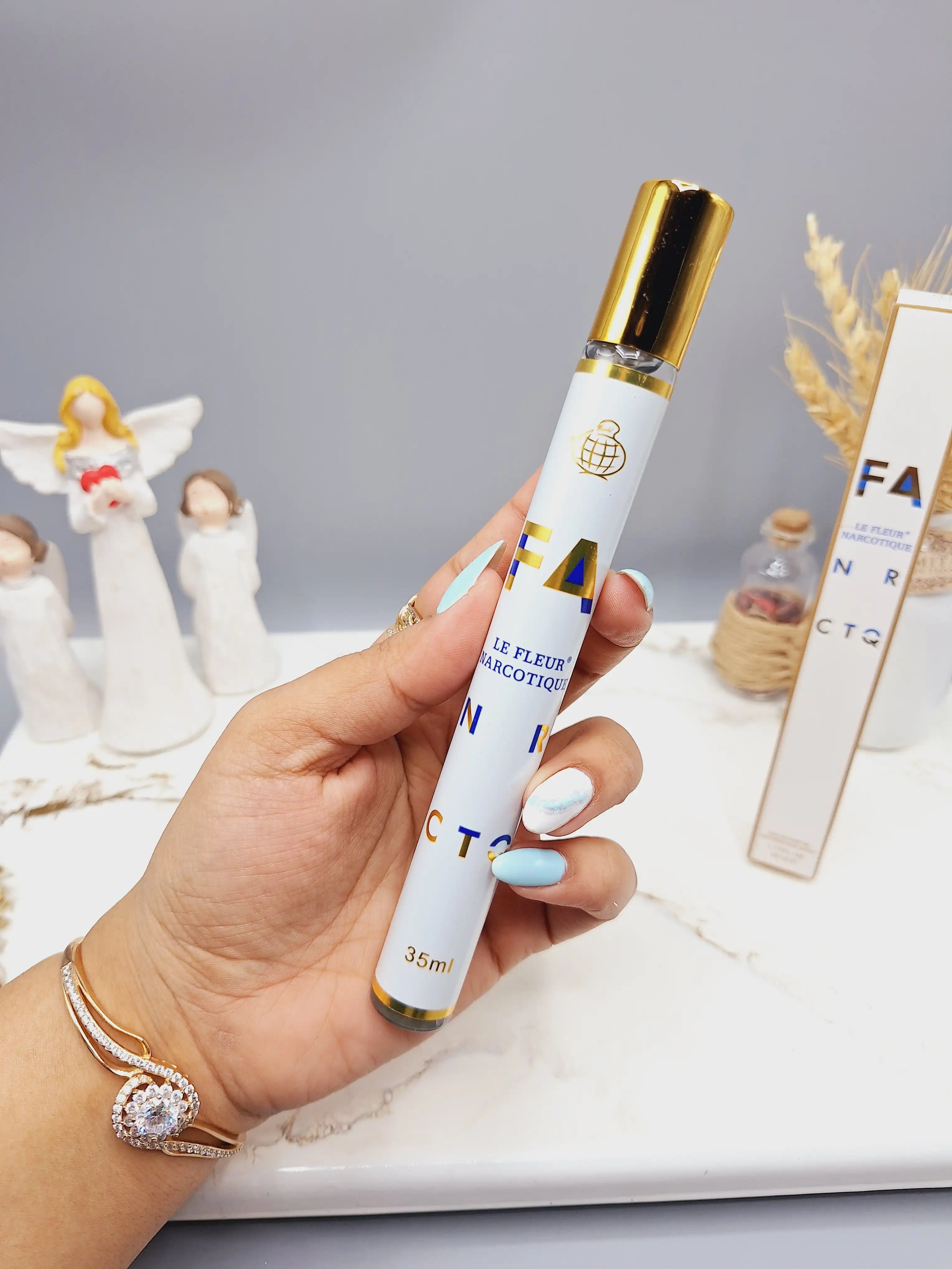 ادکلن زنانه استوانه ای 35 میل  کد FA LE FLEUR NARCOTIQUE NR CTQ کد 5486